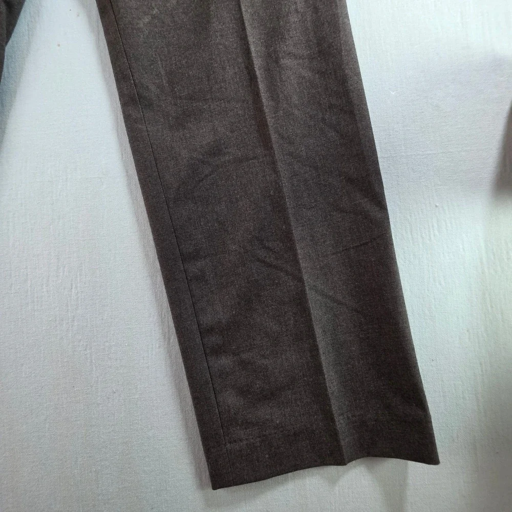 J.Ferrar Slim Fit Dress Pants Mens 34x30 Charcoal Gray Stretch Flat Front Trouse
